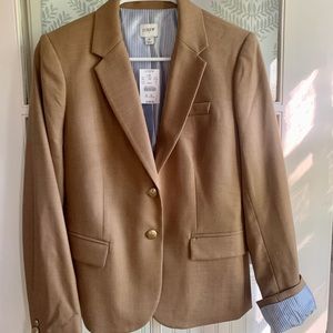 Women’s J.Crew Camel School Boy Blazer